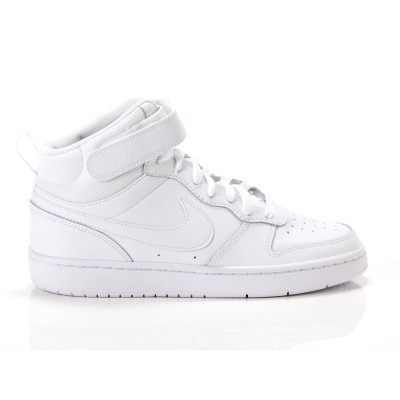 Nike Court Borough Mid 2 GS Total White CD7782-100