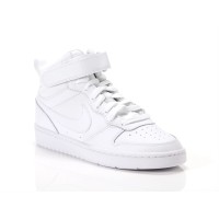 Nike Court Borough Mid 2 GS Total White CD7782-100