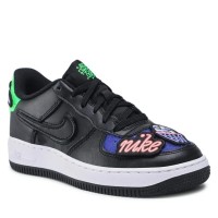 Nike Air Force Af1/1 GS Black/Metallic Silver/Lapis DH7341-001