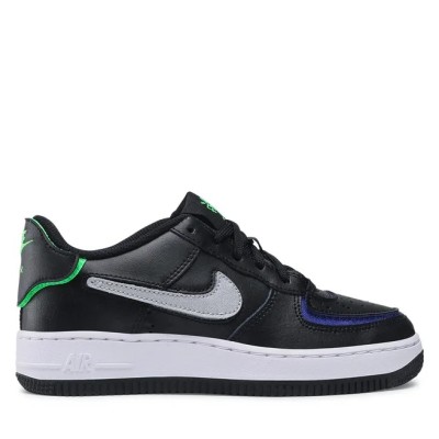 Nike Air Force Af1/1 GS Black/Metallic Silver/Lapis DH7341-001