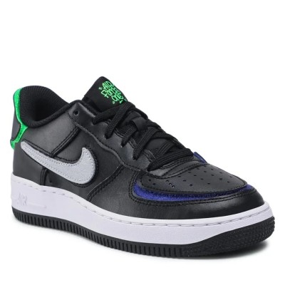 Nike Air Force Af1/1 GS Black/Metallic Silver/Lapis DH7341-001
