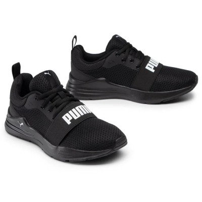 Puma Wired Run Jr Black/White 374214-01