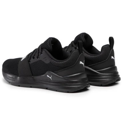 Puma Wired Run Jr Black/White 374214-01