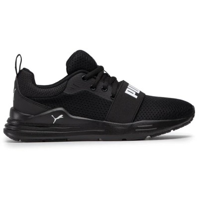 Puma Wired Run Jr Black/White 374214-01