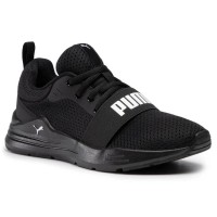Puma Wired Run Jr Black/White 374214-01