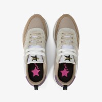 SUN68 DONNA Z44209 77 STARGIRL MULTICOLOR BEIGE SCURO