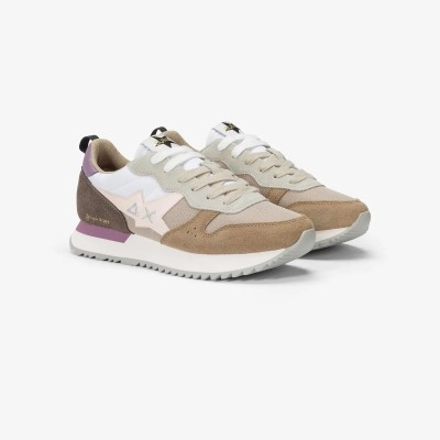 SUN68 DONNA Z44209 77 STARGIRL MULTICOLOR BEIGE SCURO