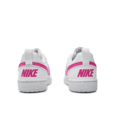 Nike Court Borough Low Recraft GS DV5456-113 Bianco / Fuxia