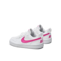 Nike Court Borough Low Recraft GS DV5456-113 Bianco / Fuxia