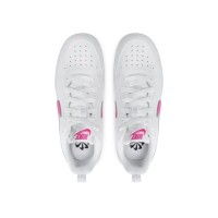 Nike Court Borough Low Recraft GS DV5456-113 Bianco / Fuxia