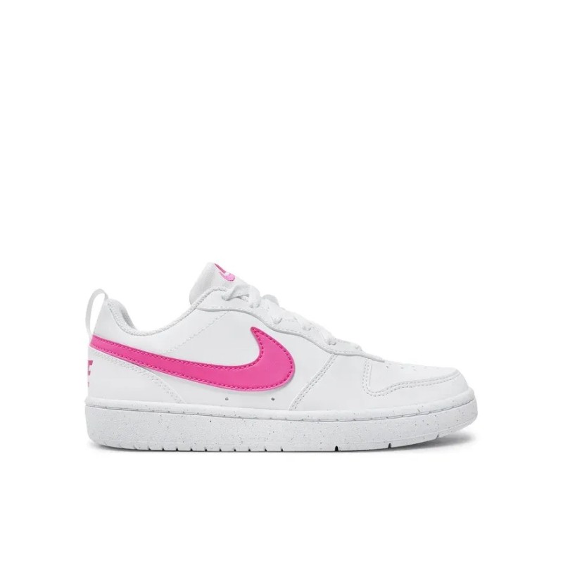 Nike Court Borough Low Recraft GS DV5456-113 Bianco / Fuxia