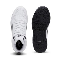Puma Rebound V6 Mid JR Donna/Ragazzo 393831-02 White/Black