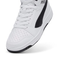 Puma Rebound V6 Mid JR Donna/Ragazzo 393831-02 White/Black