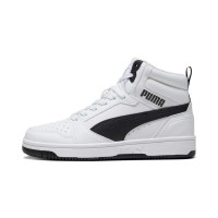 Puma Rebound V6 Mid JR Donna/Ragazzo 393831-02 White/Black