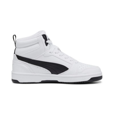 Puma Rebound V6 Mid JR Donna/Ragazzo 393831-02 White/Black