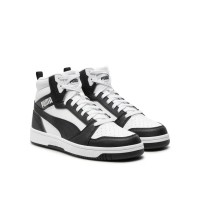 Puma Rebound V6 Mid JR Donna/Ragazzo 393831-01 Black/White