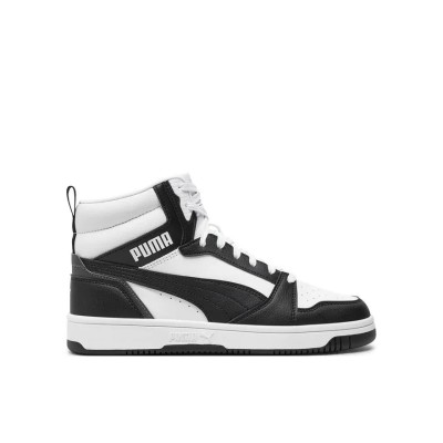 Puma Rebound V6 Mid JR Donna/Ragazzo 393831-01 Black/White