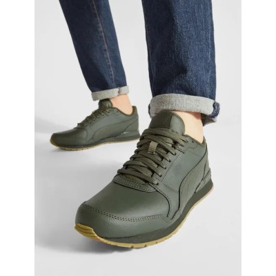 Puma St Runner V3 L 384855 16 Verde in pelle