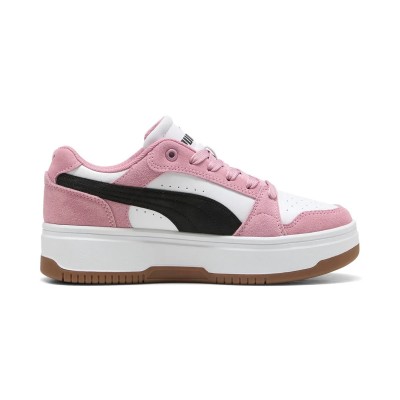 Puma Rebound Femme Low SD Donna 402593-02 Bianco/Rosa