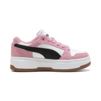 Puma Rebound Femme Low SD Donna 402593-02 Bianco/Rosa
