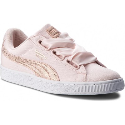 Puma Basket Heart Pearl 366495-02 White Rose Gold