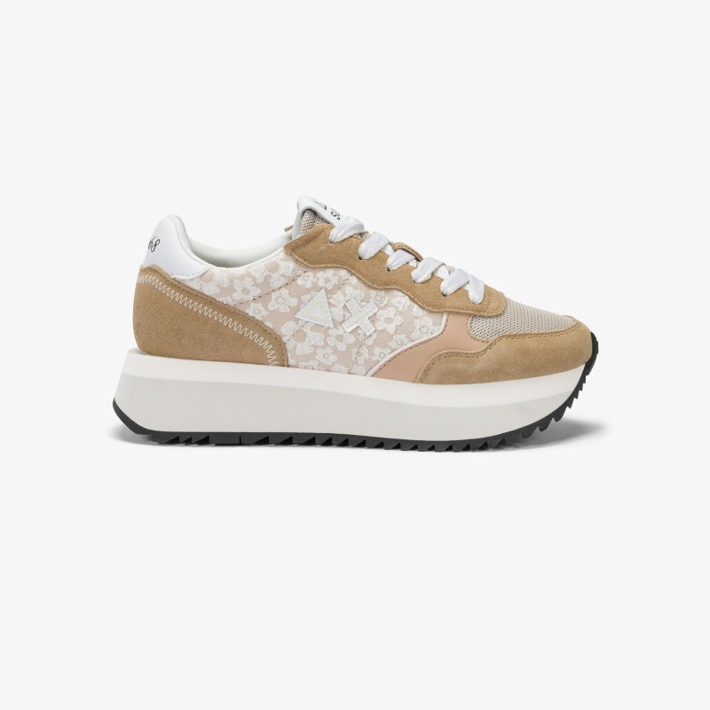 Sun68 Z35209 big ally flower 16 beige