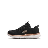 Skechers Sneakers Donna 12615/BKGD Nero