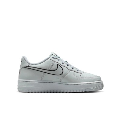 Nike Air Force 1 GS IF6158-077 Grigio Light Smoke Grey/Black