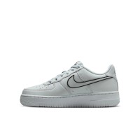 Nike Air Force 1 GS IF6158-077 Grigio Light Smoke Grey/Black