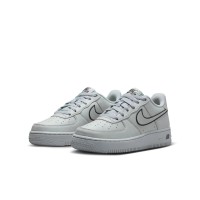 Nike Air Force 1 GS IF6158-077 Grigio Light Smoke Grey/Black