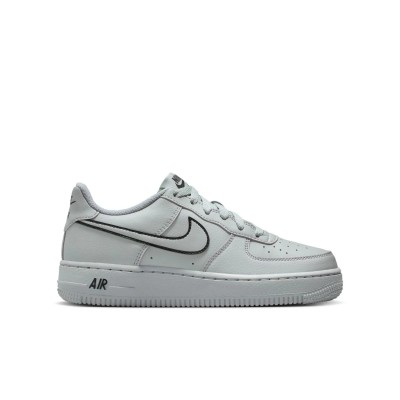 Nike Air Force 1 GS IF6158-077 Grigio Light Smoke Grey/Black
