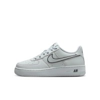 Nike Air Force 1 GS IF6158-077 Grigio Light Smoke Grey/Black