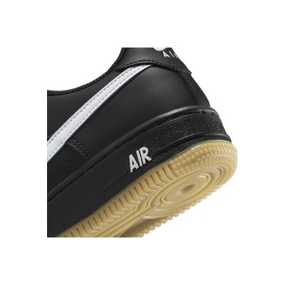 Nike Air Force 1 GS HQ1911-001 Black/White/Gum Brown