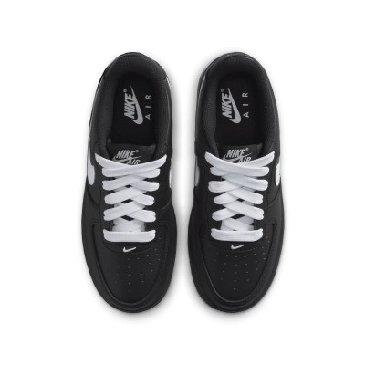 Nike Air Force 1 GS HQ1911-001 Black/White/Gum Brown