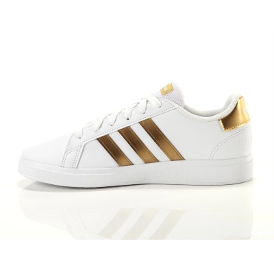 Adidas Grand Court 2.0 K  Donna white/matte gold GY2578