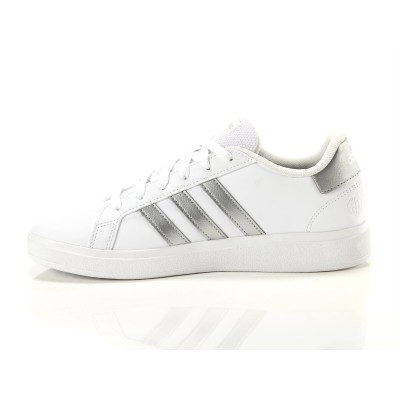 Adidas Grand Court 2.0 K Donna White/Silver GW6506