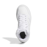 Adidas Hoops 3.0 Mid K Donna/Ragazzo Total White GW0401