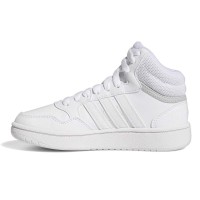 Adidas Hoops 3.0 Mid K Donna/Ragazzo Total White GW0401